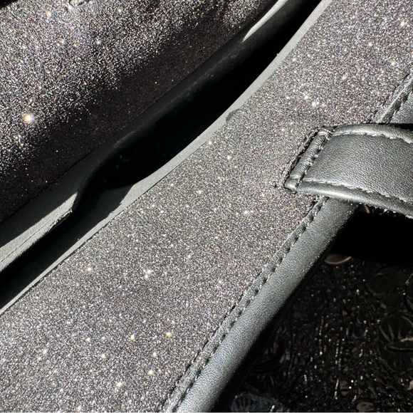 Rocket Dog Black Sparkly Mary Jane Flats Size 7.5 - Picture 4 of 10